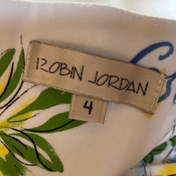 Robin Jordan Strapless Dress with Floral and Nautical Print - Picture 6 of 9